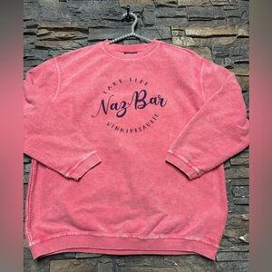 Lake Winnipesaukee Naswar Nasbar Women’s Sweatshirt Sz M Pullover Laconia Lake